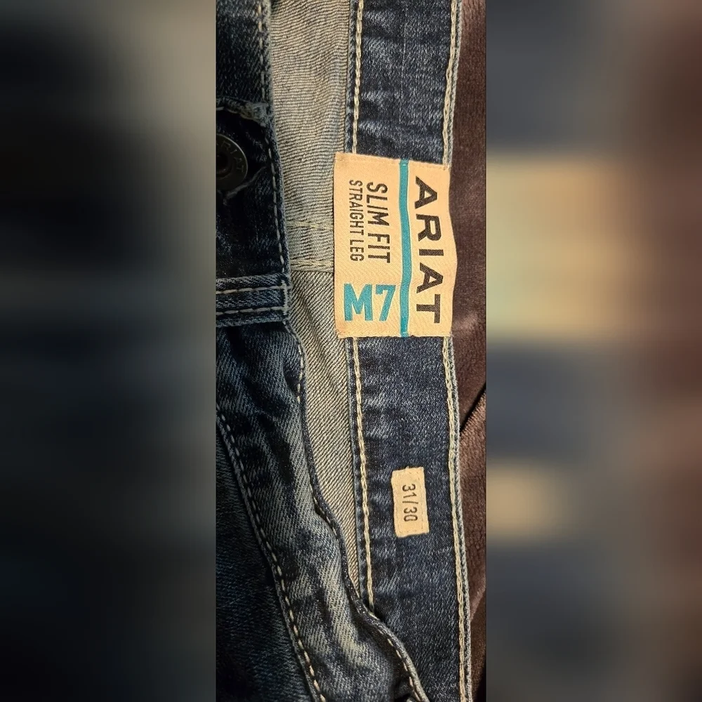 M7 Rocker Stretch Coltrane Stackable Straight Leg Jean - Picture 9 of 13